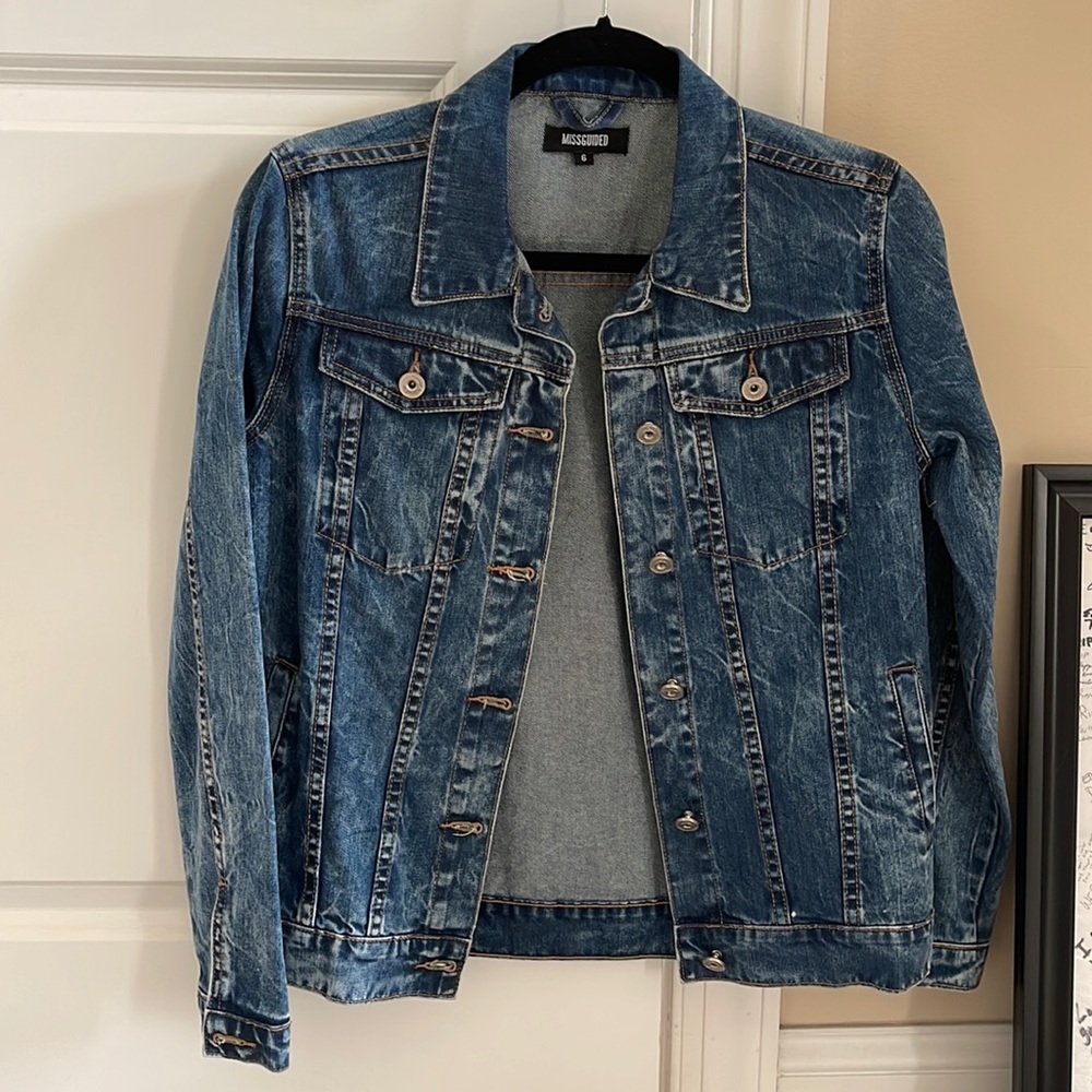 Missguided denim jacket! Size UK 6 which is a US 2/XS
